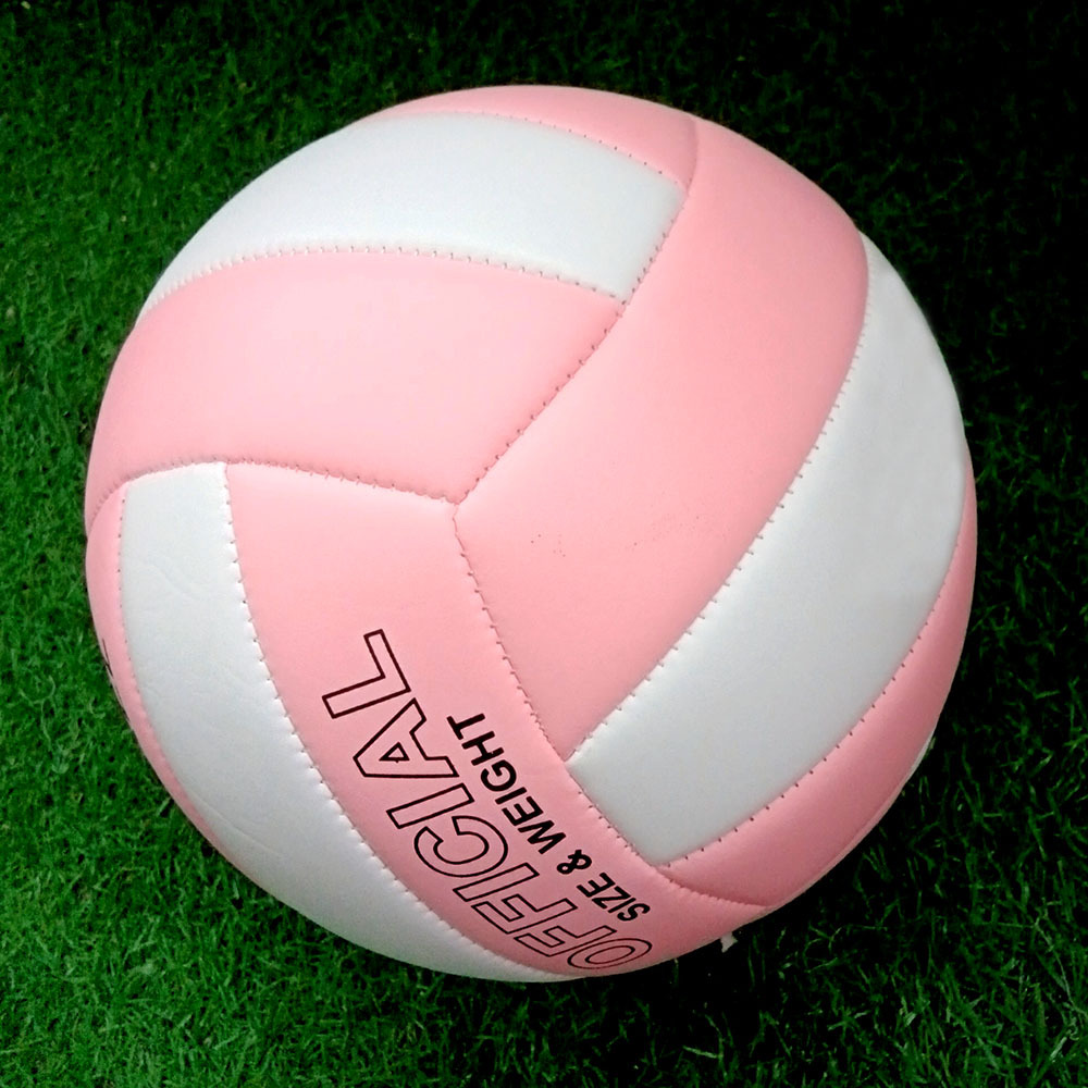 Macaron series in stock thick PVC machine seam volleyball No. 5 high school entrance examination competition special ball soft beach ball