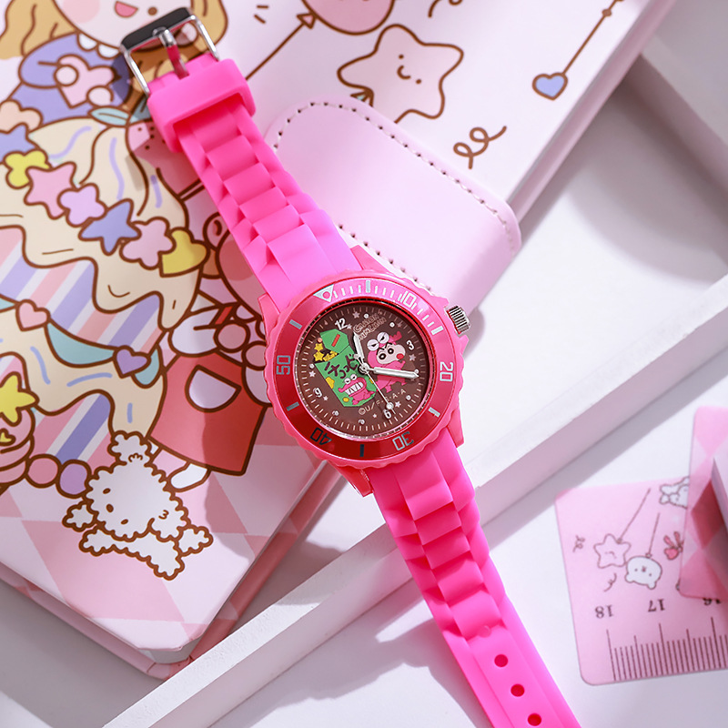New crayon small new children's watches silicone watches quartz watches wholesale foreign trade watches supply