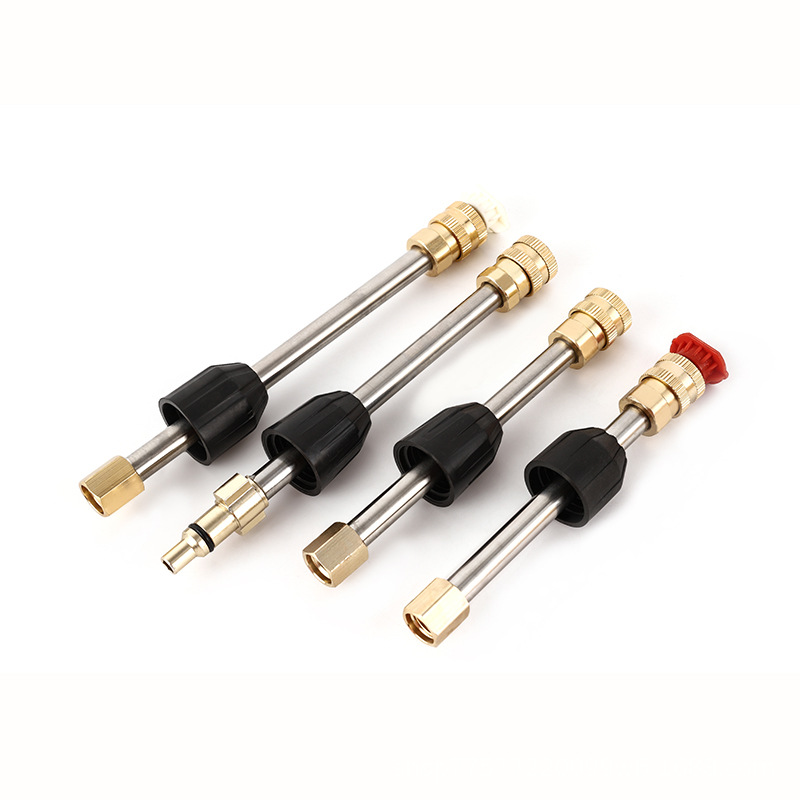 Special offer car wash water gun stainless steel extension rod lithium water gun wireless car washer extension rod high pressure spray gun accessories