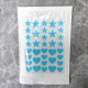 PE-36 Heart star combination blue