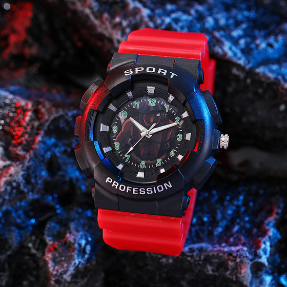 Tiktok popular ins unicorn Korean style simple electronic quartz watch female student children waterproof watch wholesale