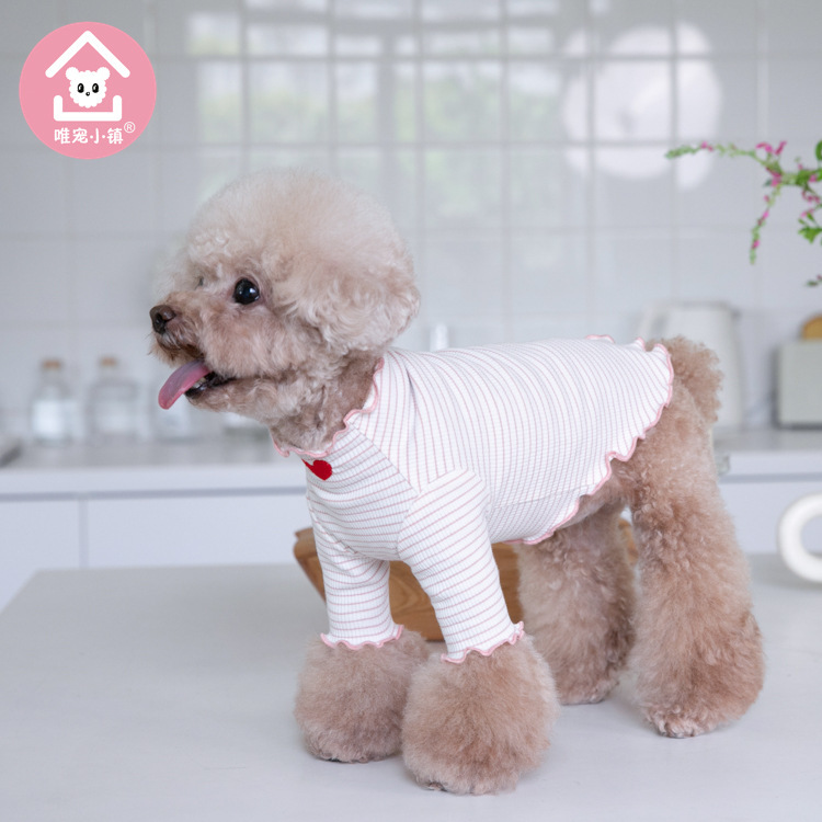 犬服 - 小型中大型犬用冬用フリース犬コートハーネス穴|undefined