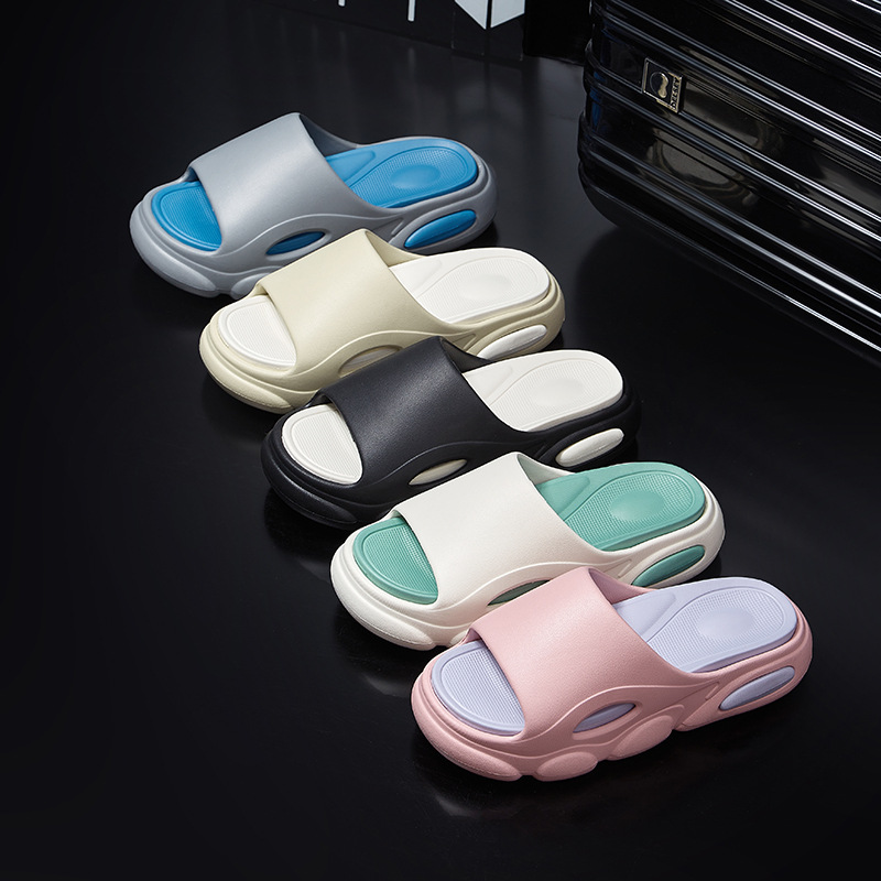 Summer New Slipper Slippers for Men and Women Thickened Non-slip Couple Student Home Outfit Household Slippers Wholesale