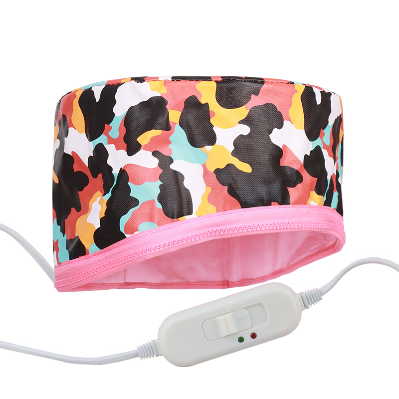Heating cap steam cap household hair treatment hair care electric heating cap leather heating cap source factory processing