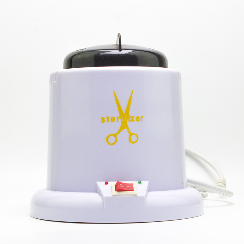 Nail Tools Disinfecting Machine Metal Scissors Tweezers Mini Disinfecting Cabinet High Temperature Antivirus Bacteria Disinfecting Cup for Nail Art