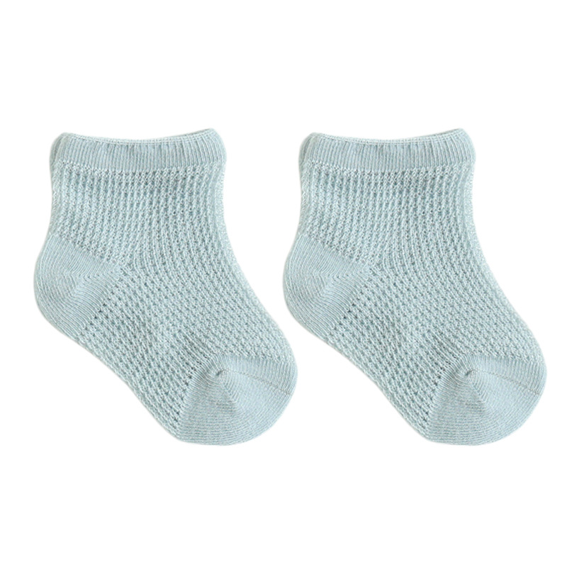23 new children's socks summer ultra-thin baby socks mesh combed cotton boys and girls boneless baby socks