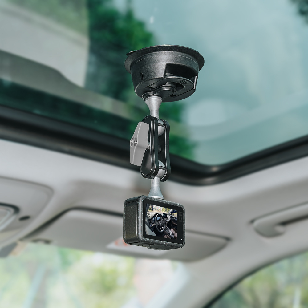 Tiktok artifact anti-shake car shooting bracket metal sucker mobile phone car shooting first angle camera accessories