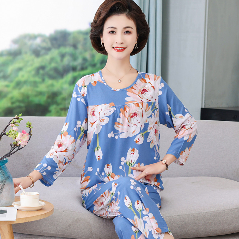 Long sleeve set, 40 3152 Blue sea blue (with pocket)