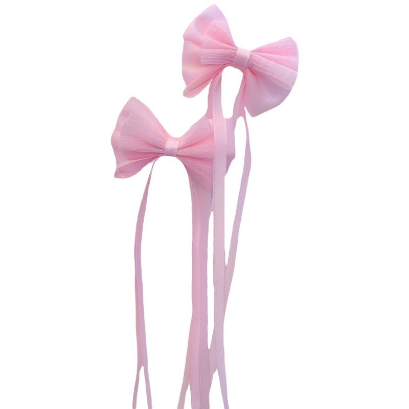 Children's Bow Hairpin Summer Girls' Braided Hair Band Headwear Cute Korean Princess Baby Ribbon Hair Accessories for Women