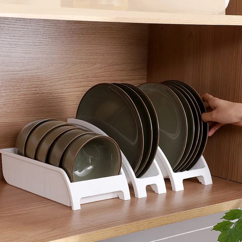 Kitchen storage rack, dish, dish, tableware storage and draining rack, household multi-functional cabinet, bowl and plate rack