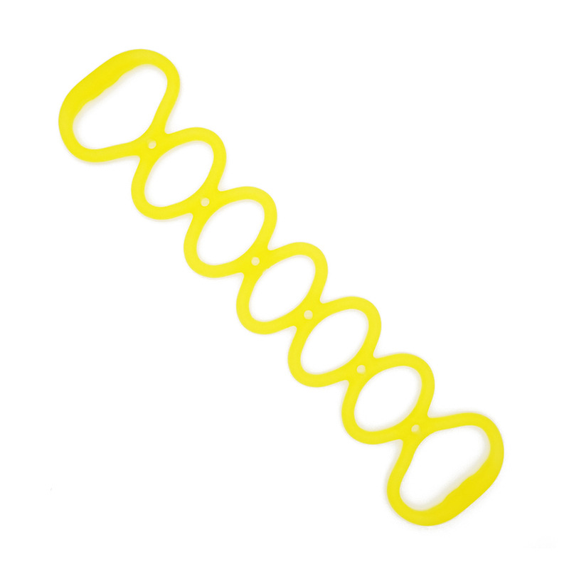 Seven-hole pull rope yoga puller TPR fitness equipment simple portable with 7-hole pull rope puller in stock