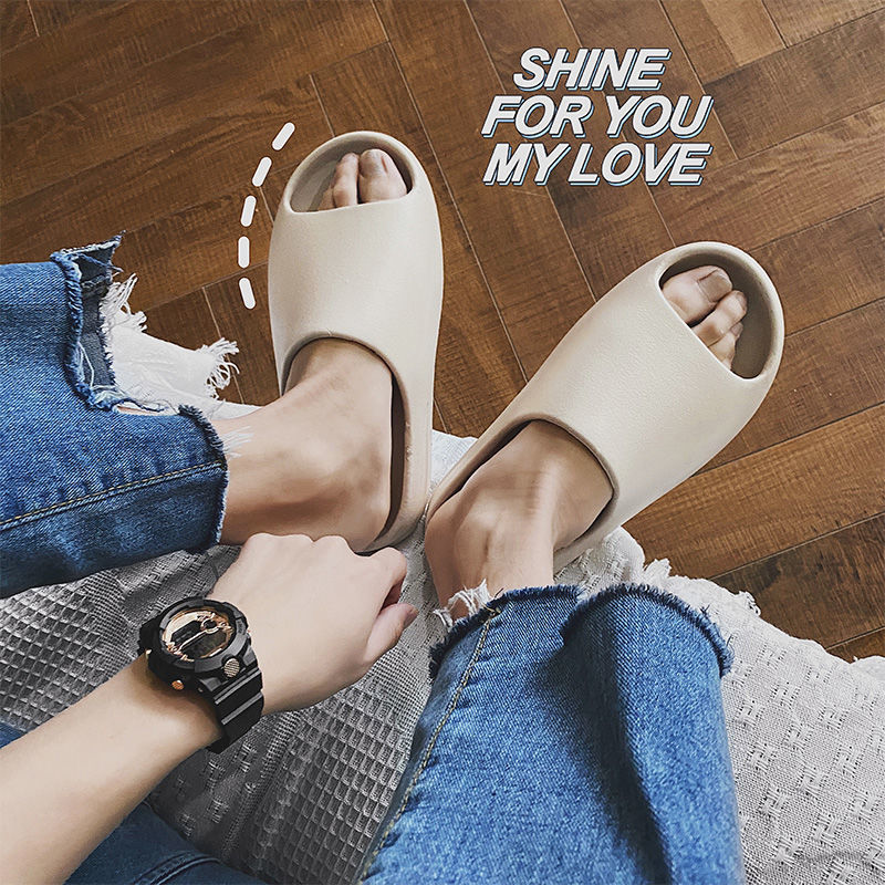 Dung-feeling Coconut Slippers Men's Summer Sports Outdoor Wear Non-slip Indoor Home Thick Bottom Beach eva Sandals Women
