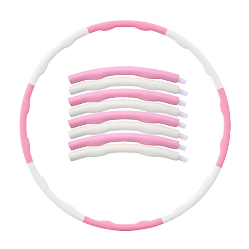 In stock hula hoop wholesale detachable sponge hula hoop stitching plastic fitness special multi-color optional hula hoop