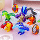 6 bulk random hair deformation Egg toy simulation dinosaur deformation egg boy deformation egg small gift wholesale