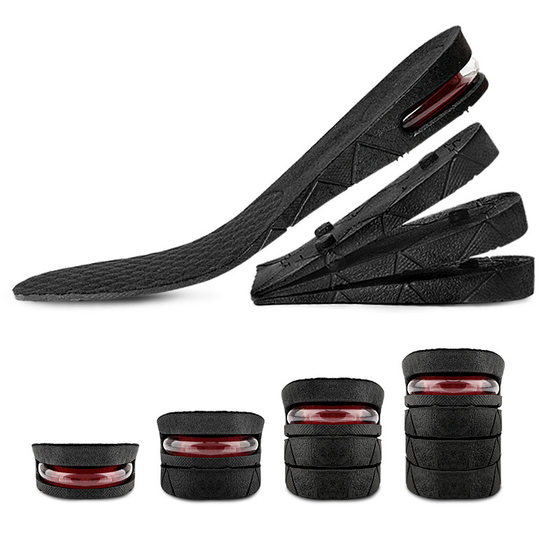 Increased insoles men's and women's invisible sports breathable air cushion 3cm5cm manufacturers increased insoles