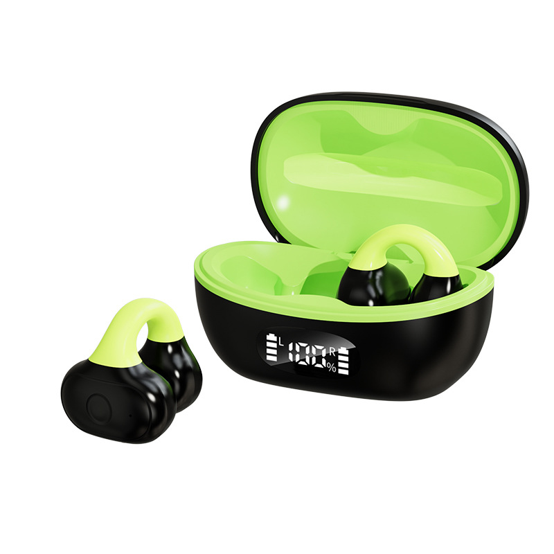 Cross-border New AX10 True Wireless Ear Clip TWS Not Ear OWS Binaural 5.3 Long Life Bluetooth Headset