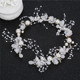 White gypsophila wreath