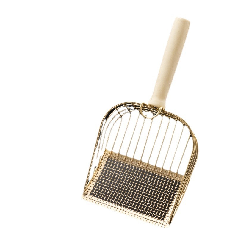 Lewei shovel metal cat litter shovel large fine hole cat shovel excrement shovel artifact cat sand cat excrement shovel non-stainless steel