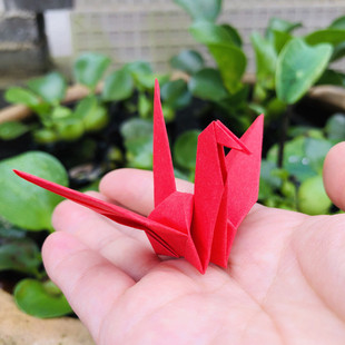 Thousand Paper Crane Origami Finished Wedding Decorative Paper String Holiday Party Vintage Light Luxury Gift Decoration