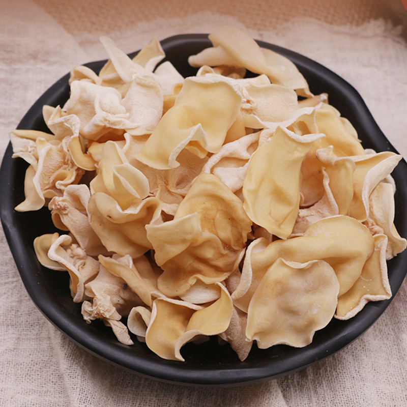 White Jade fungus dry goods Changbai mountain northeast specialty small Bowl ear Super Jade fungus clean root-free support delivery