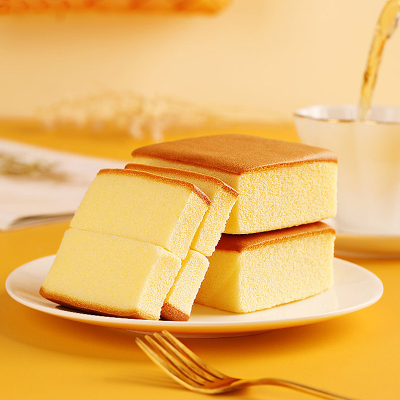 Pure cake bread breakfast food Full box steamed cake pastry snack lazy snack healthy food leisure snack