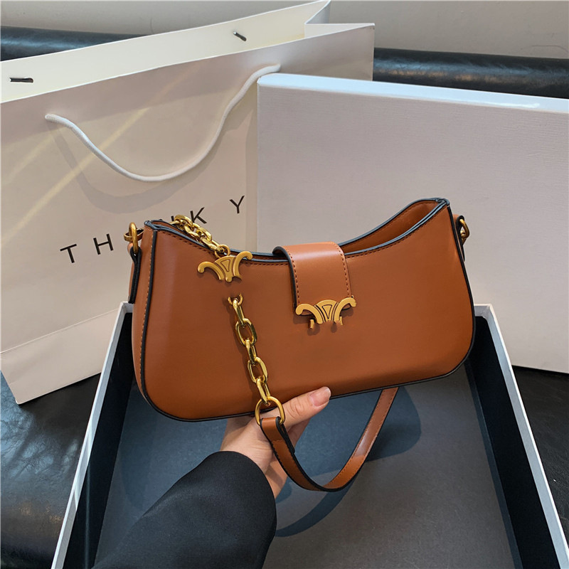 High-grade underarm bag for women 2023 cross-border new western style chain casual all-match shoulder messenger bag bags