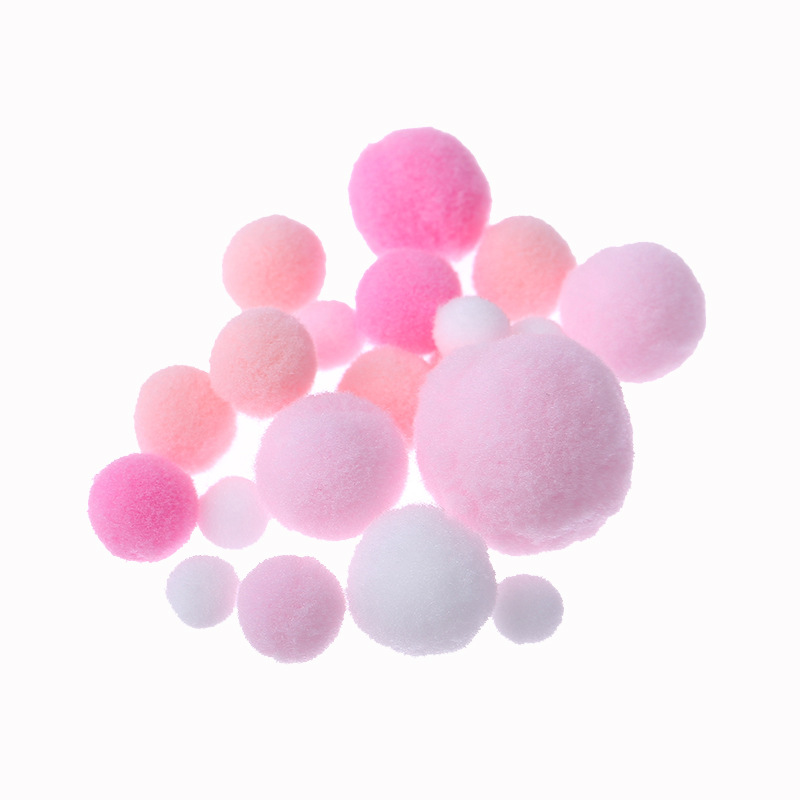 Macaron gradient color size mixed color high elastic fur ball diy clothing shoes and hats accessories manufacturers direct supply