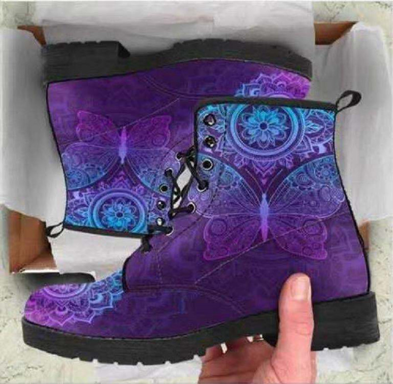 2020 autumn and winter New Martin boots Women's lace-up comfortable PU thick-soled short boots British style women's boots for wholesale