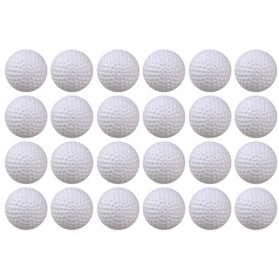 41mm white golf ball PE blow molding hollow non-hole ball indoor practice ball pet toy ball