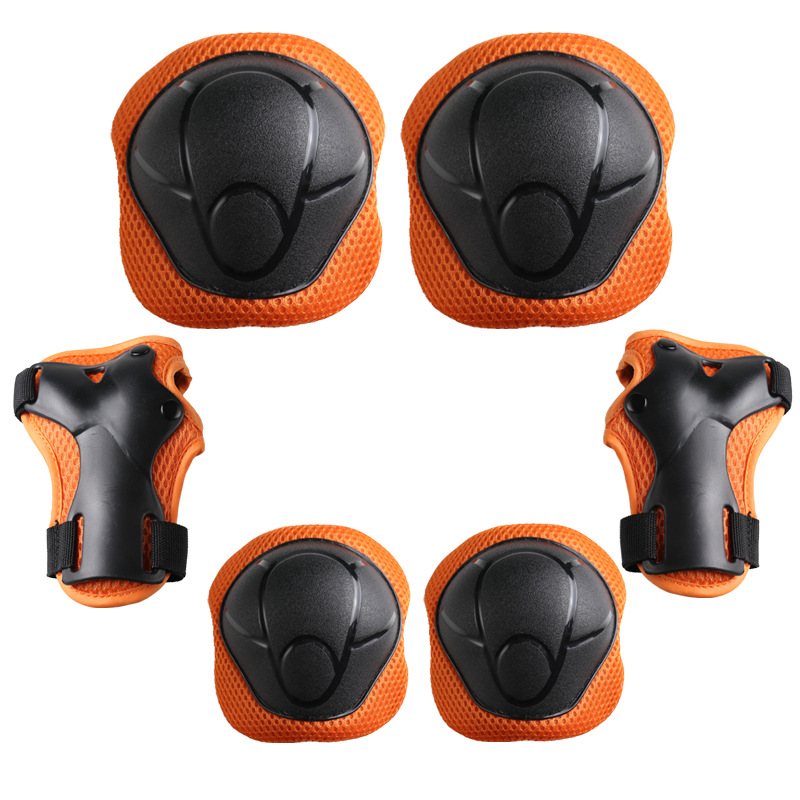 Children's skateboard roller skating balance car riding protective gear skating outdoor sports 6-piece protective anti-collision protective gear