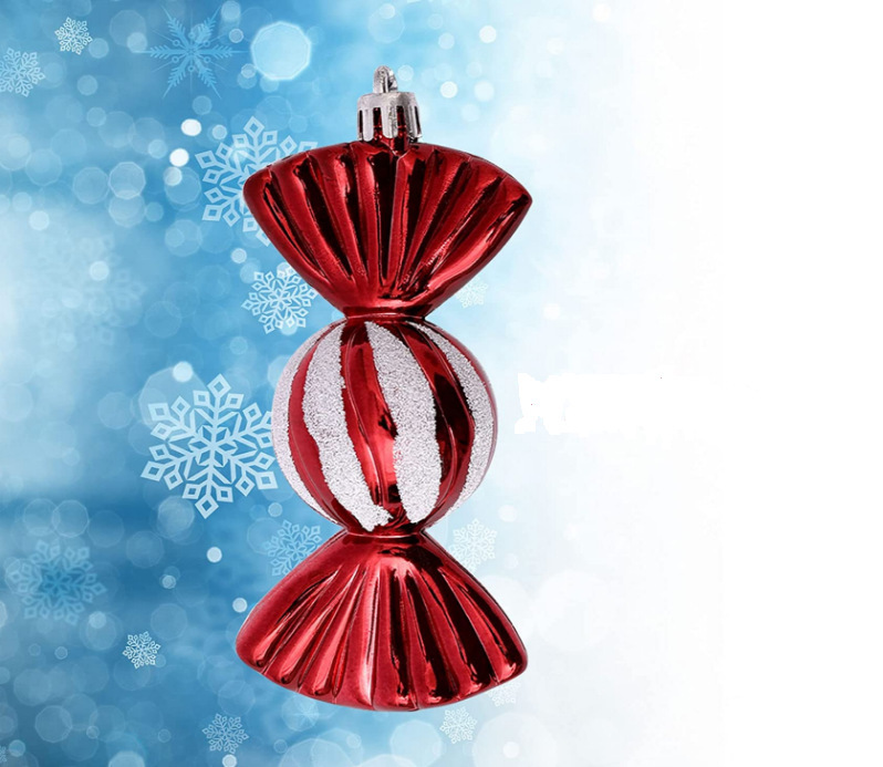 クリスマスキャンディー装飾ギフトボックスメッキ彩色キャンディー道具クリスマスツリーペンダントカラーキャンディー11.5cm|undefined