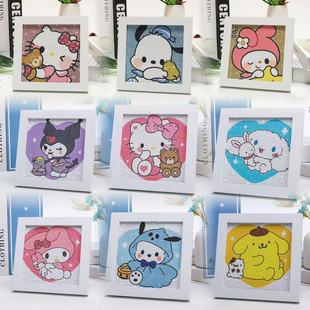 Culomi Diamond Painting Sanrio Handmade DIY Diamond Sticker Parchia Dog Full Diamond Masonry Painting Gift Wholesale