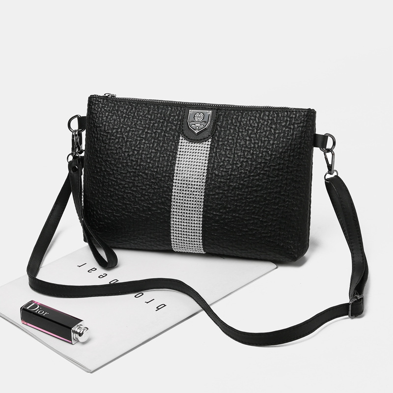 Foreign Trade Women's Bag 2021 New Large Capacity Crossbody Bag Fashion Rhinestone Clutch Bag Women's Shoulder Bag Small Change Bag