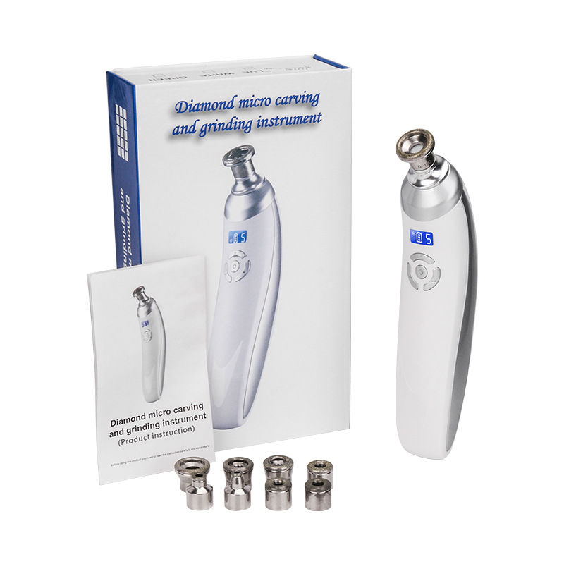 Hand-held diamond micro-carving instrument skin rejuvenation beauty instrument blackhead grinding skin facial cleaning instrument manufacturers wholesale