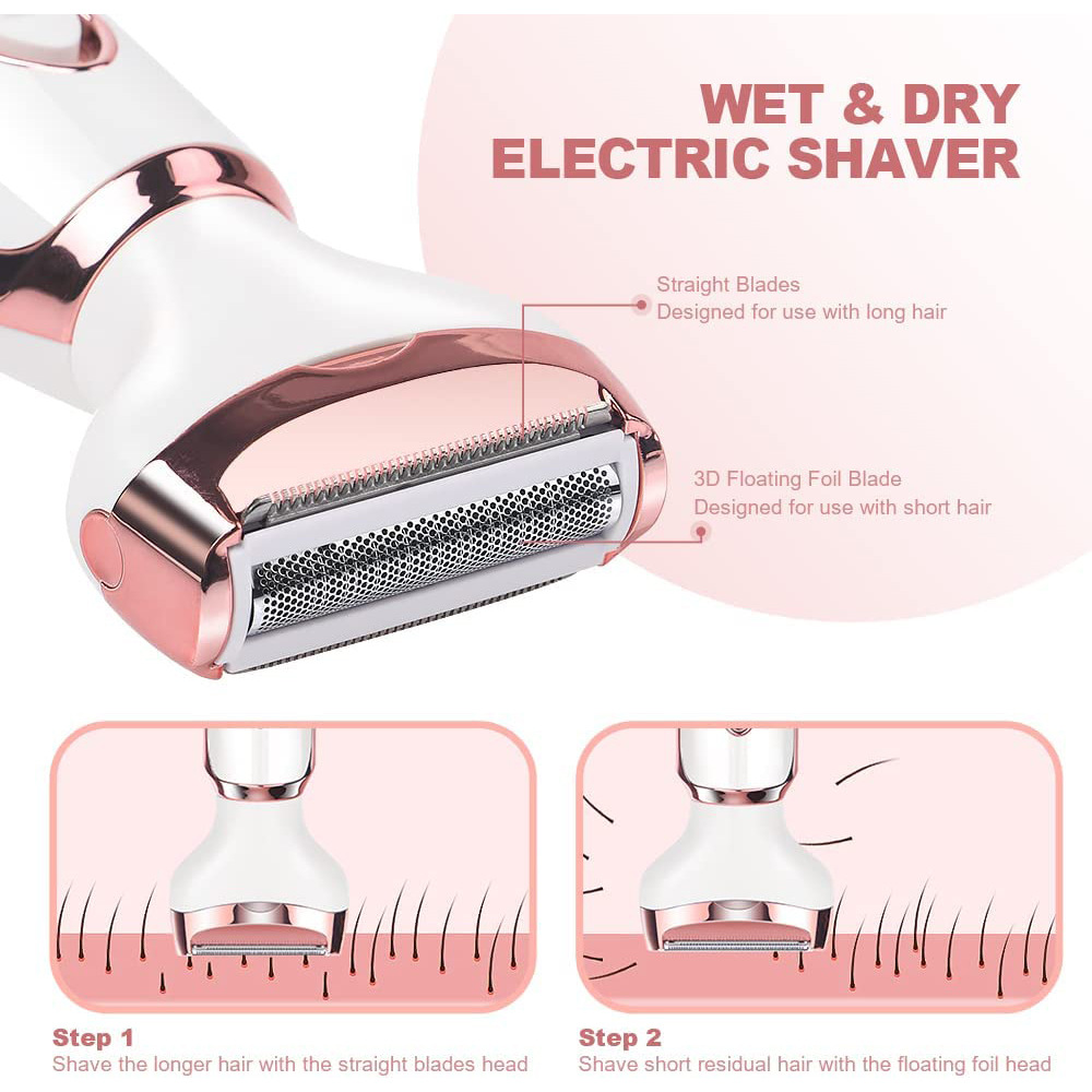 2023 cross-border new multi-functional women's Shaver shaving knife underarm epilator eyebrow trimmer electric nose hair trimmer