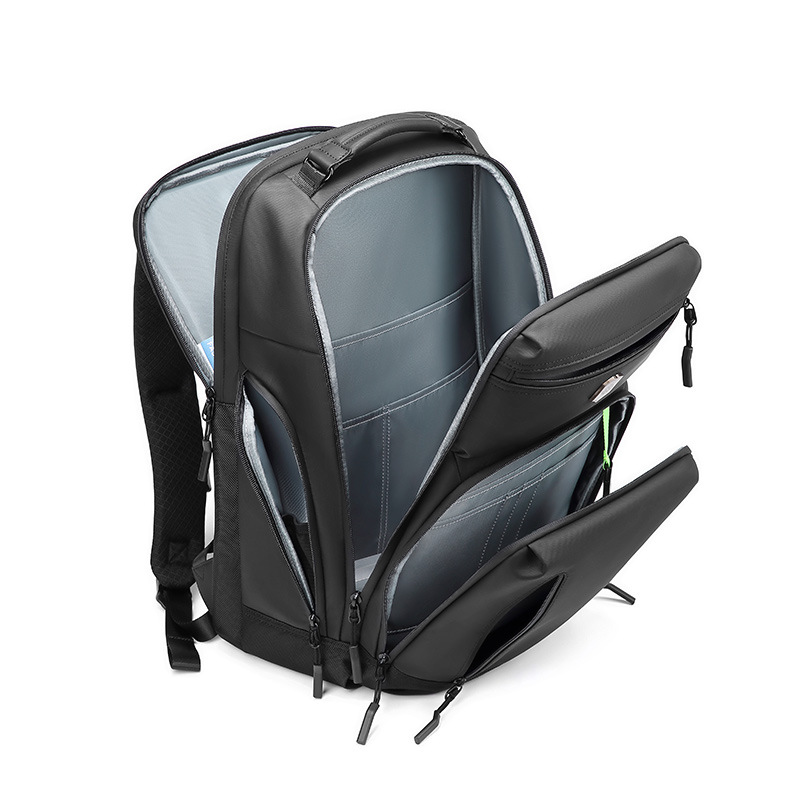 RZTX new backpack men's fashion large capacity business backpack Korean Oxford cloth waterproof junior high school student schoolbag