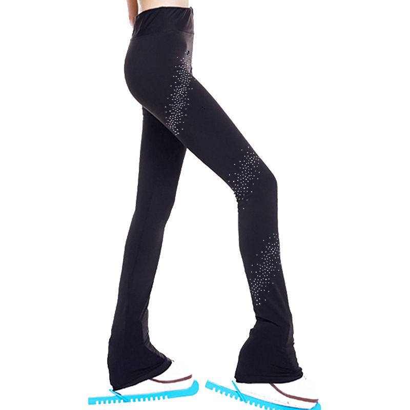 LIUHUO Figure Skating Training Pants Children's Skating Pants Women's Figure Skating Training Clothes Skating Pants Fleece-lined Waterproof