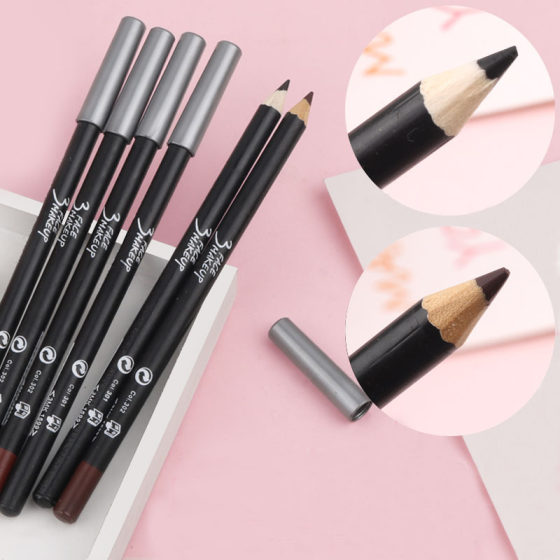 Makeup wholesale eyeliner waterproof sweat-proof long-lasting non-blooming novice hard-headed pencil lead eyebrow pencil brown/black