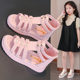 Children's Sandals Girls' Roman Shoes 2023 New Fashion Soft Sole Fishmouth Princess Shoes Big Kids and Little Girls Shoes