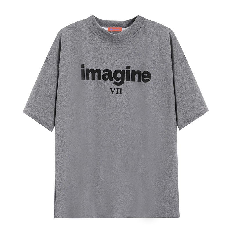 Large size short sleeve T-shirt female collar summer Korean version of New Loose Women's Letters foreign trade Women's wholesale