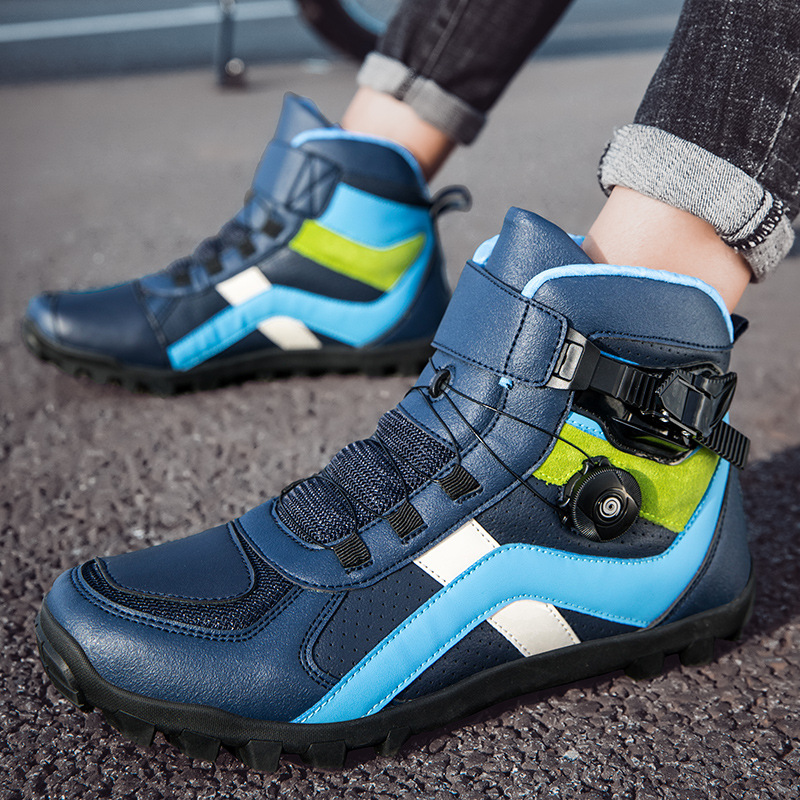 Cross-border supply of new four-season motorcycle shoes large size motorcycle shoes cycling shoes off-road motorcycle boots motorcycle travel equipment