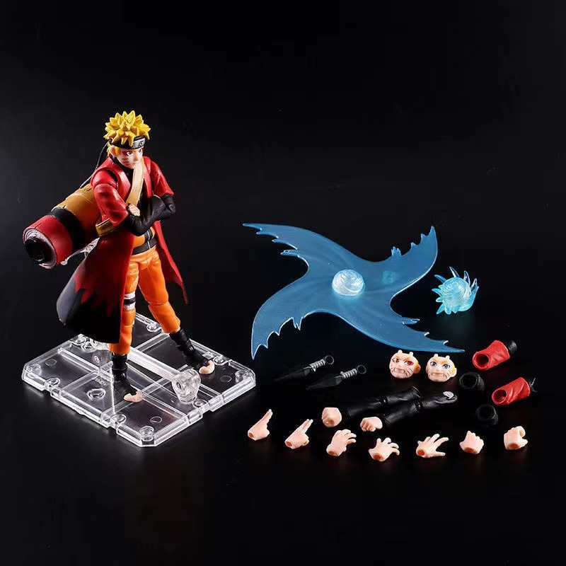 Fire Shadow series movable Naruto joint movable vortex Naruto 3 generation large spiral pill model decoration hand office