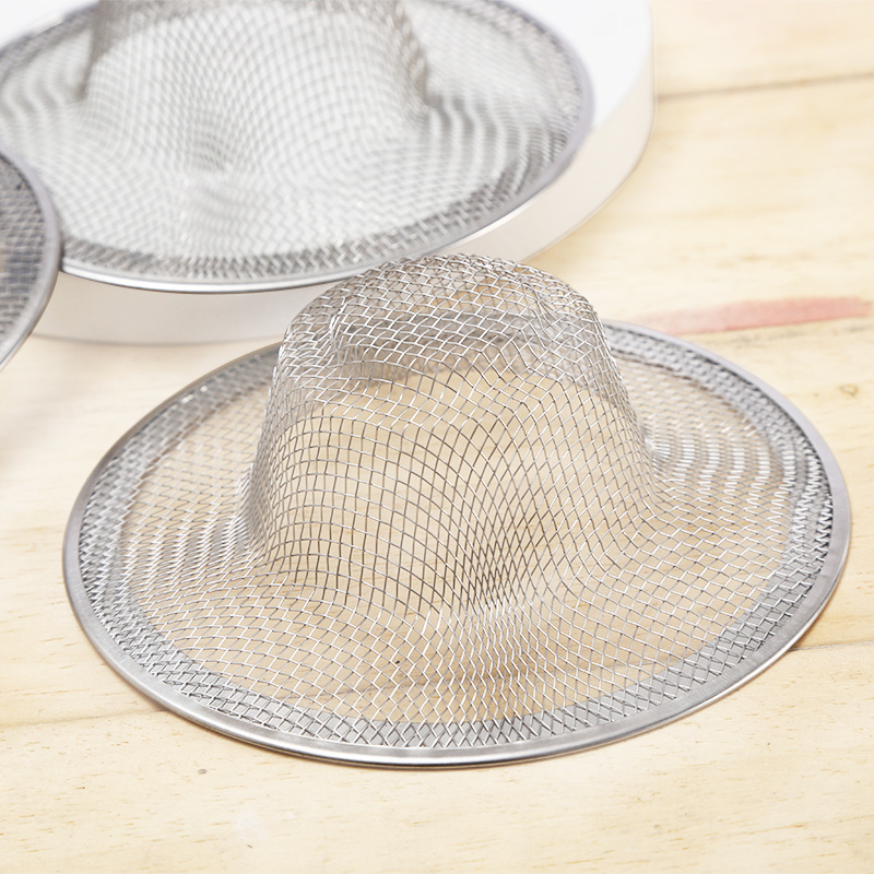 11cm kitchen sink filter stainless steel slag net hat net drain sewer pool funnel floor drain net
