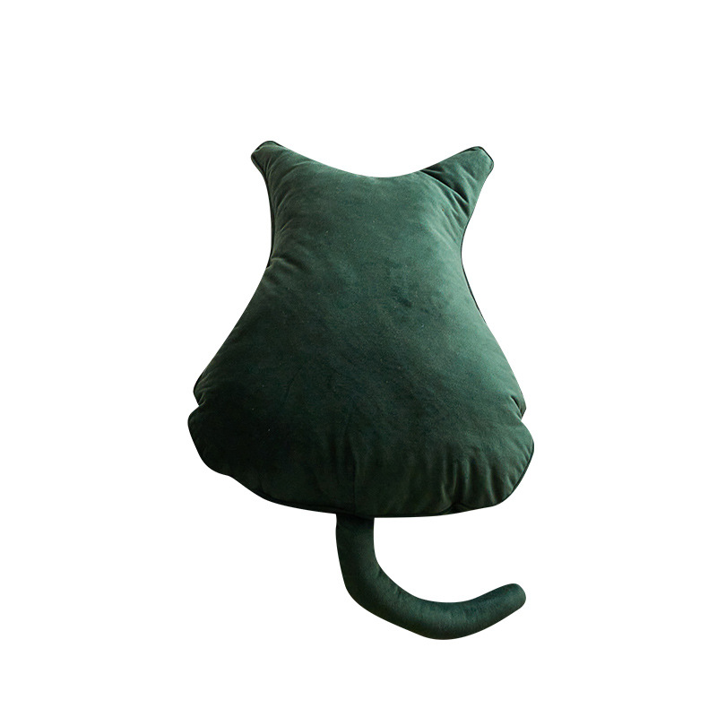 Factory wholesale plush pillow creative cute cat pillow lazy sleeping ins Wind pillow birthday gift