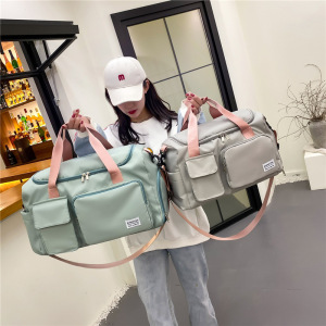 Independent shoes gym bag large capacity luggage bag shoulder diagonal short-distance business trip luggage bag College student luggage bag