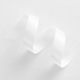2.5CM double-sided ribbon [pure white] 100 code; See option description