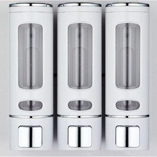 Three-head 400ml manual soap dispenser wall-mounted shampoo box Bath Box soap dispenser soap bottle soap dispenser
