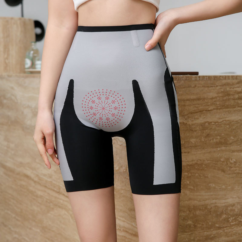 Thin khaki belly contracting hip lifting pants women's high waist seamless shaping non-curling outer wear suspension high elastic bottoming women's pants