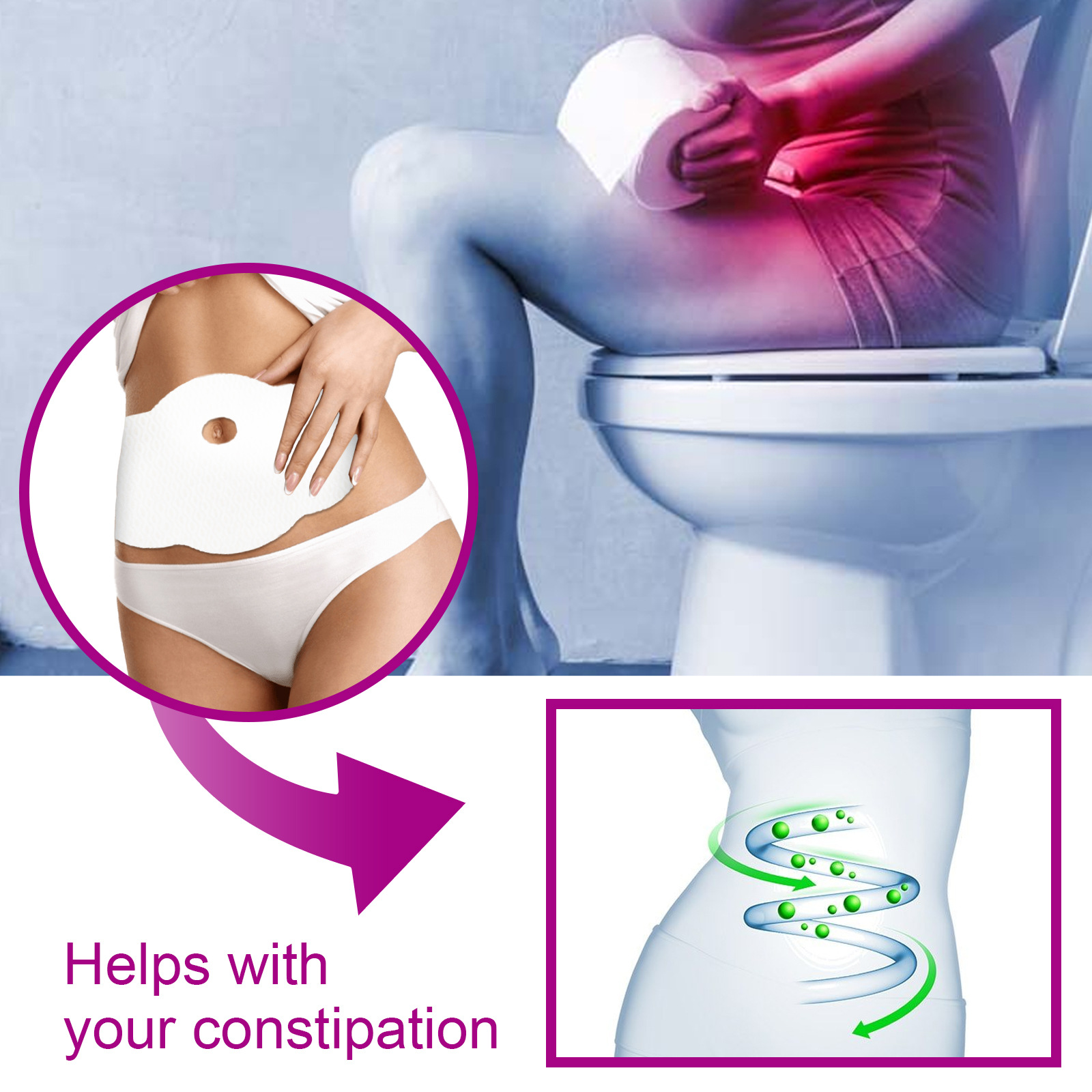 EELHOE belly lifting patch lifting loose skin firming big belly shaping navel patch slim fit patch