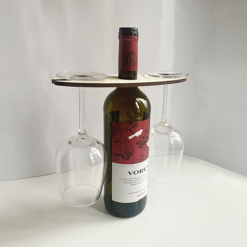 跨境新款木質葡萄酒架創意個性化木製工藝品葡萄酒愛好者的禮物